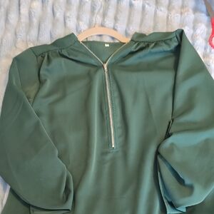 Elegant Green Women's Top